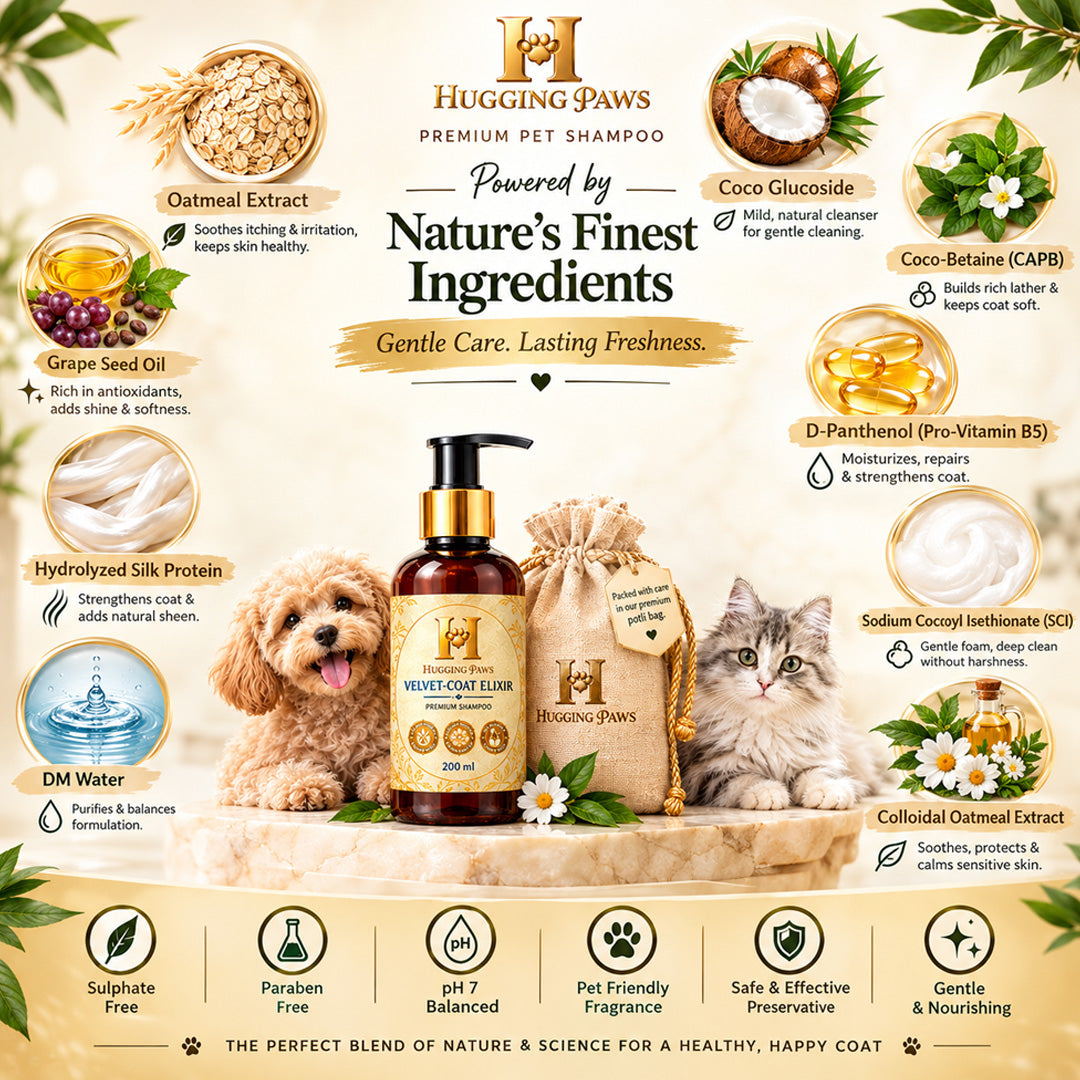 Hugging Paws Velvet Coat Elixir Pet Shampoo