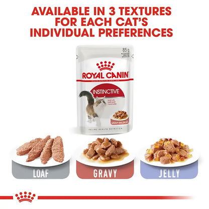 Royal Canin Instinctive Adult Cat Food, 1.02 Kg, Wet Food, Supports Optimal Nutrition for Adult Cats, Promotes Digestive Health