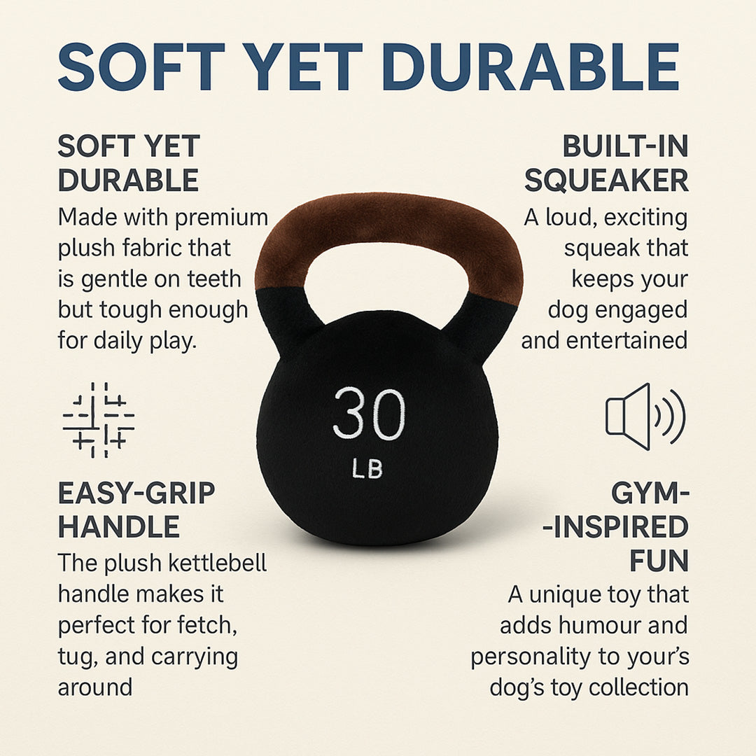 Talking Dog Club  KettleBell - Plush Toy for Dogs