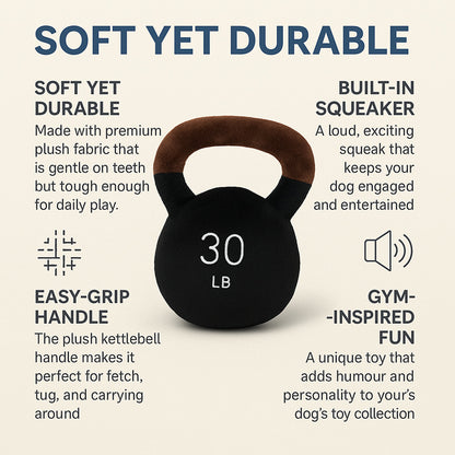Talking Dog Club  KettleBell - Plush Toy for Dogs