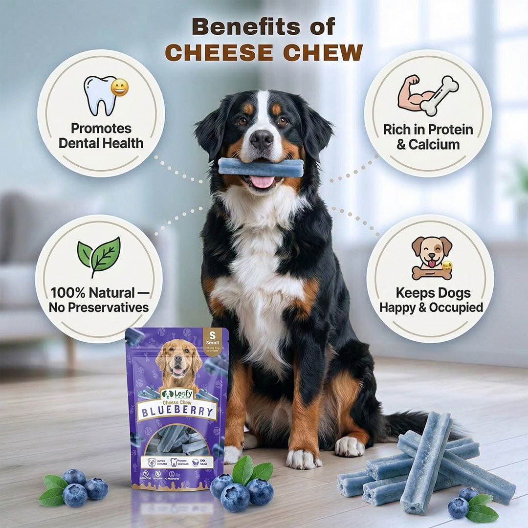 Leafy Paws Cheese Chew - Blueberry