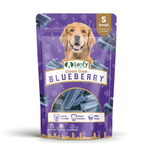 Leafy Paws Cheese Chew - Blueberry