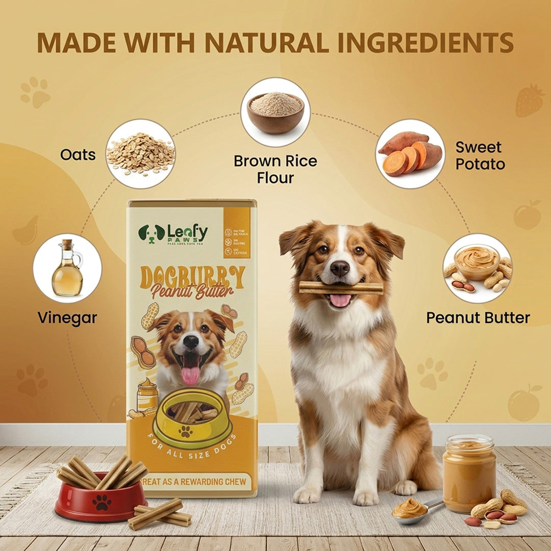 Leafy Paws Dogburry Peanut Butter