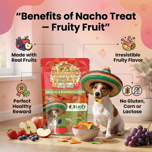 Leafy Paws Nacho Treat Fruity Fruit