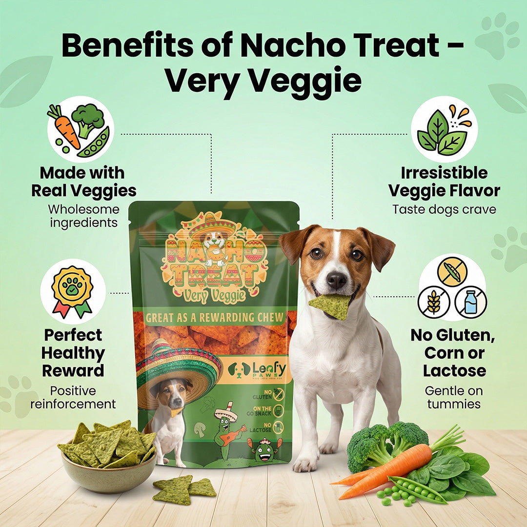 Leafy Paws Nacho Treat Very Veggie