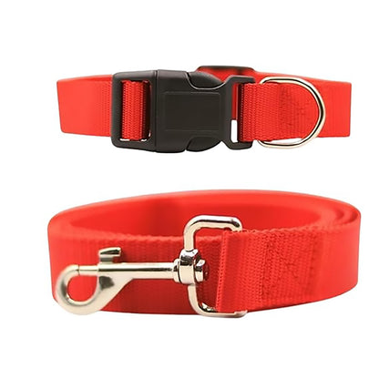 Bravo and Company Leash and Collar | Red