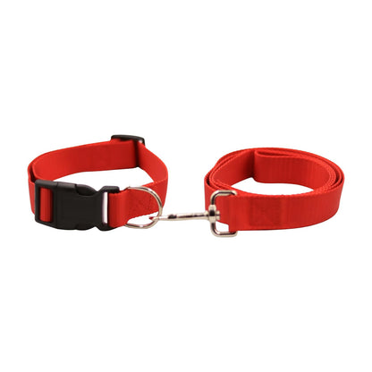 Bravo and Company Leash and Collar | Red