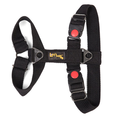 Let's Wag H - Harness - Black