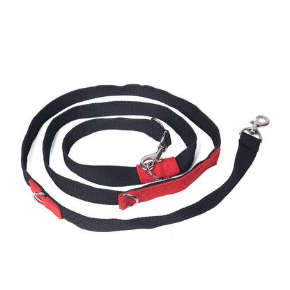 Let's Wag Multi purpose Dog Leash - Black