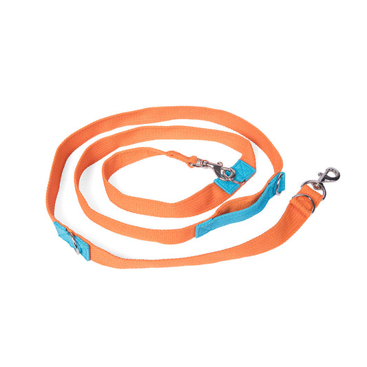 Let's Wag Multi purpose Dog Leash - Orange