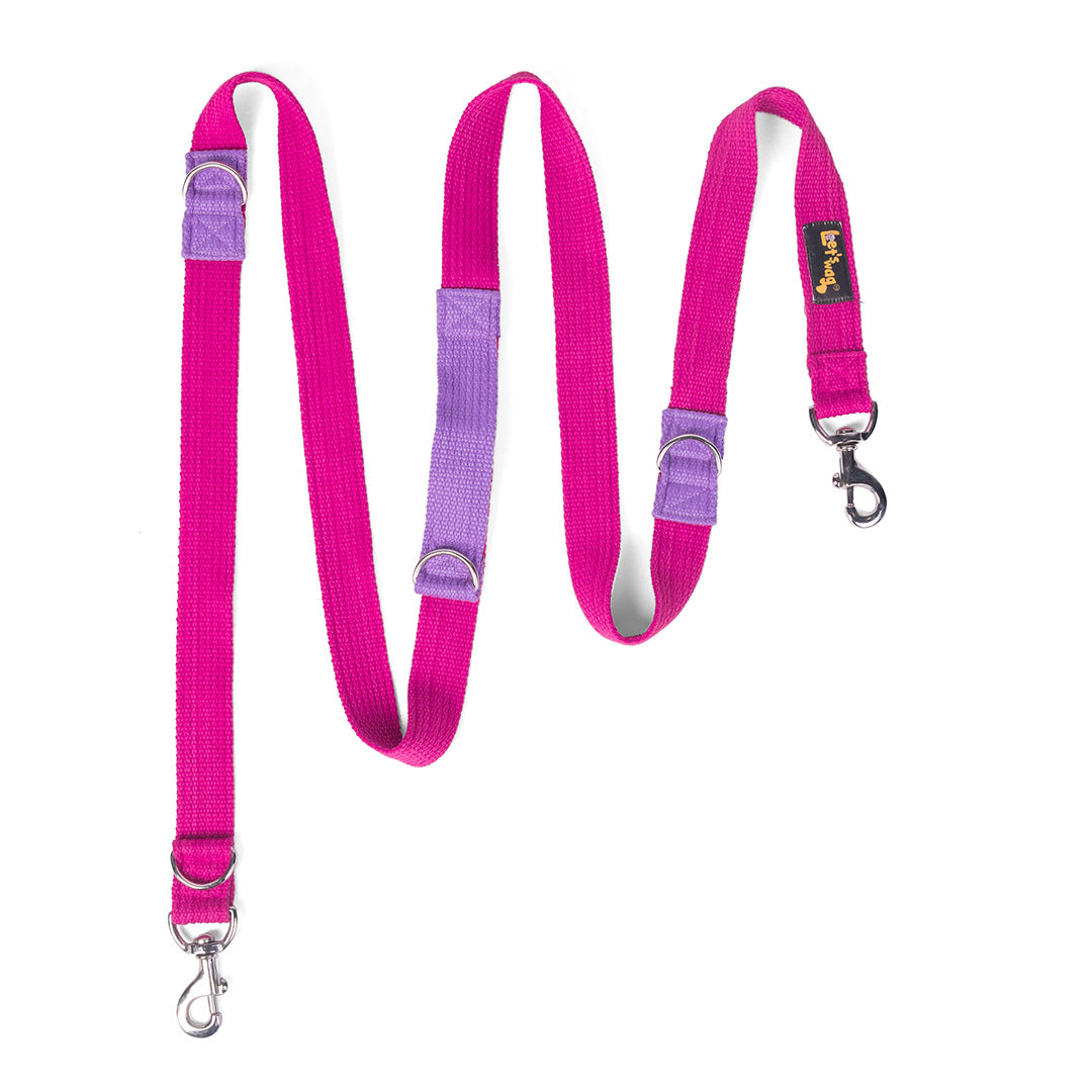 Let's Wag Multi purpose Dog Leash - Pink