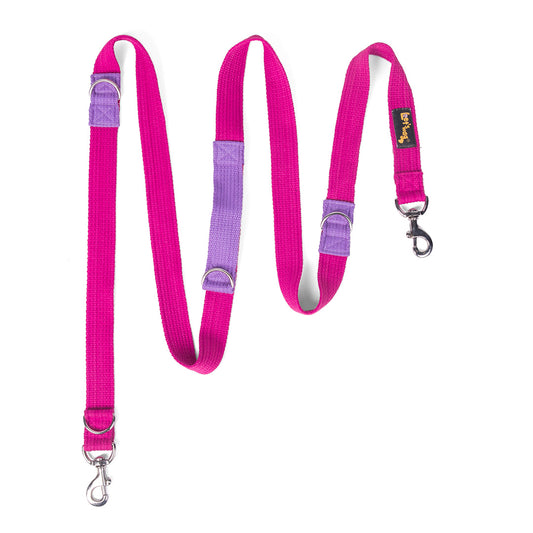 Let's Wag Multi purpose Dog Leash - Pink