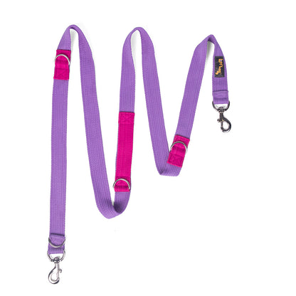 Let's Wag Multi purpose Dog Leash - Purple