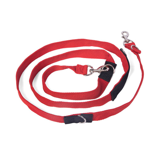 Let's Wag Multi purpose Dog Leash - Red