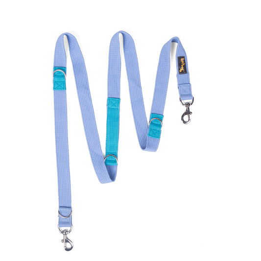 Let's Wag Multi purpose Dog Leash - Sky Blue