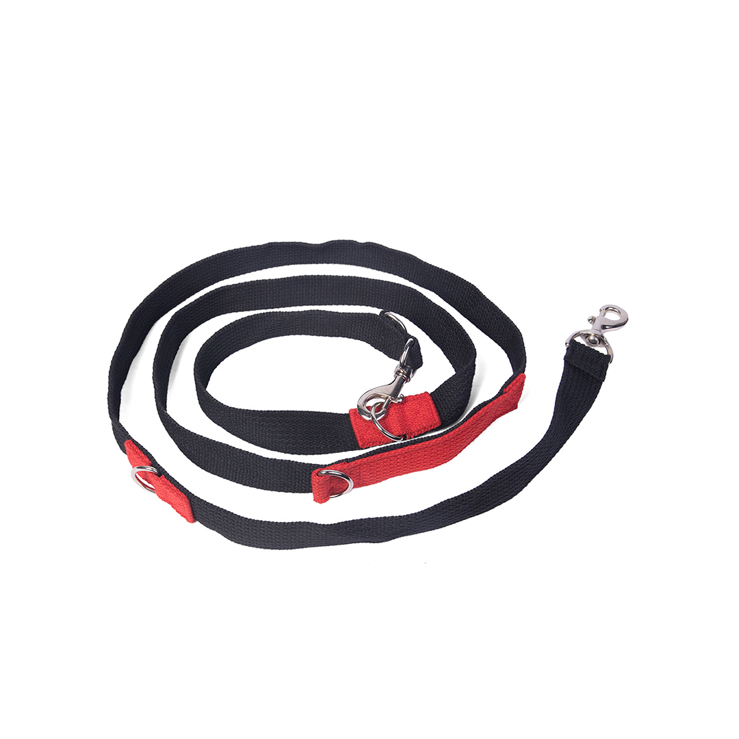 Let's Wag Multi purpose Dog Leash - Black