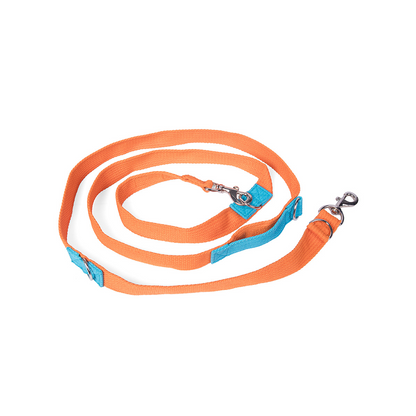 Let's Wag Multi purpose Dog Leash - Orange