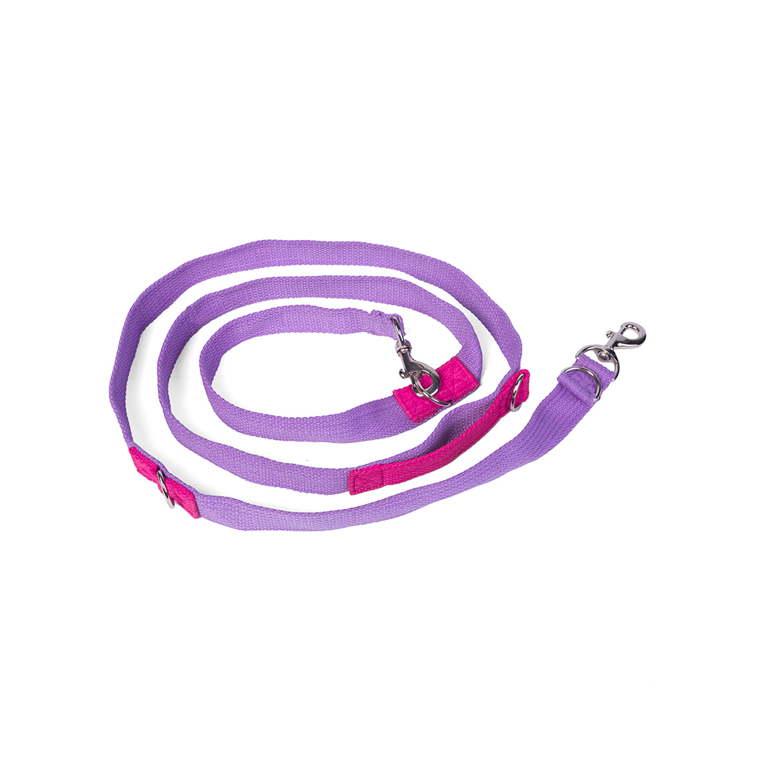 Let's Wag Multi purpose Dog Leash - Purple