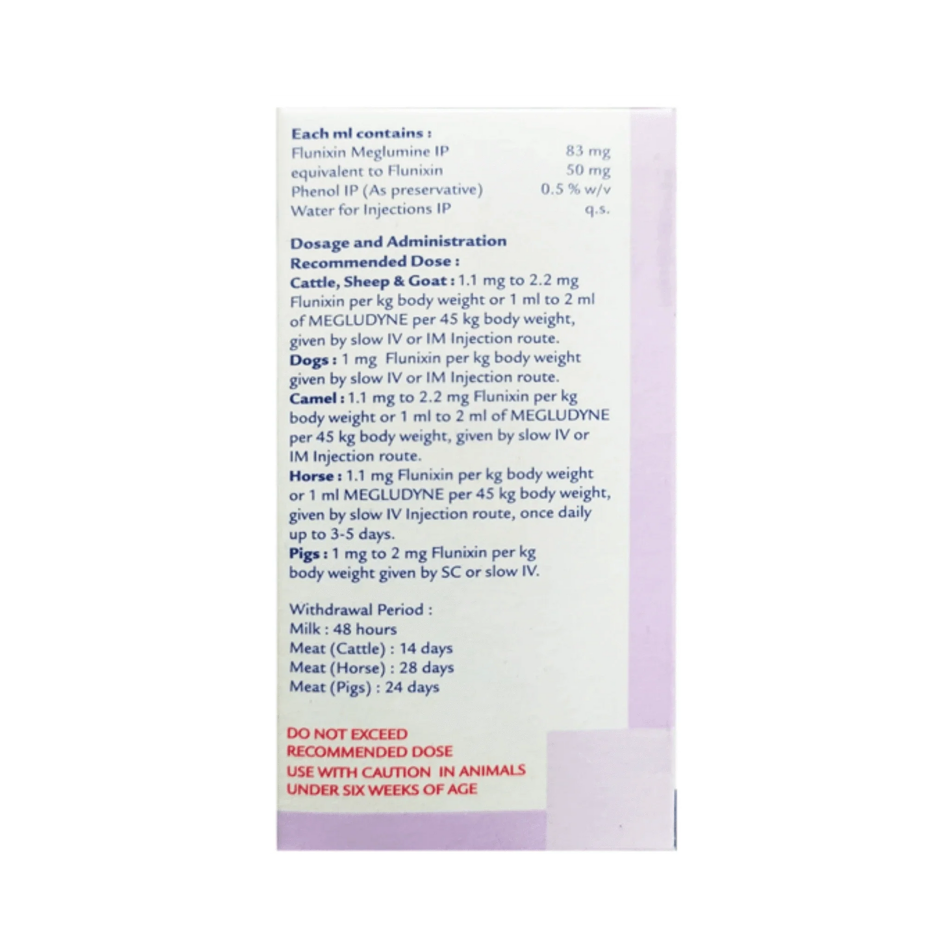 MEGLUDYNE INJ (M) - Animeal
