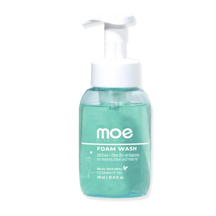 Moe Puppy Foam Wash Dry Shampoo for Cats - All Life Stages