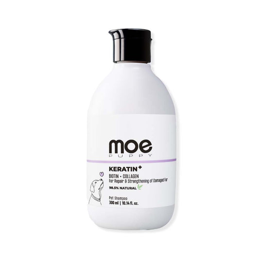 Moe Puppy Keratin+ Hairfall Shampoo - For Dogs & Cats