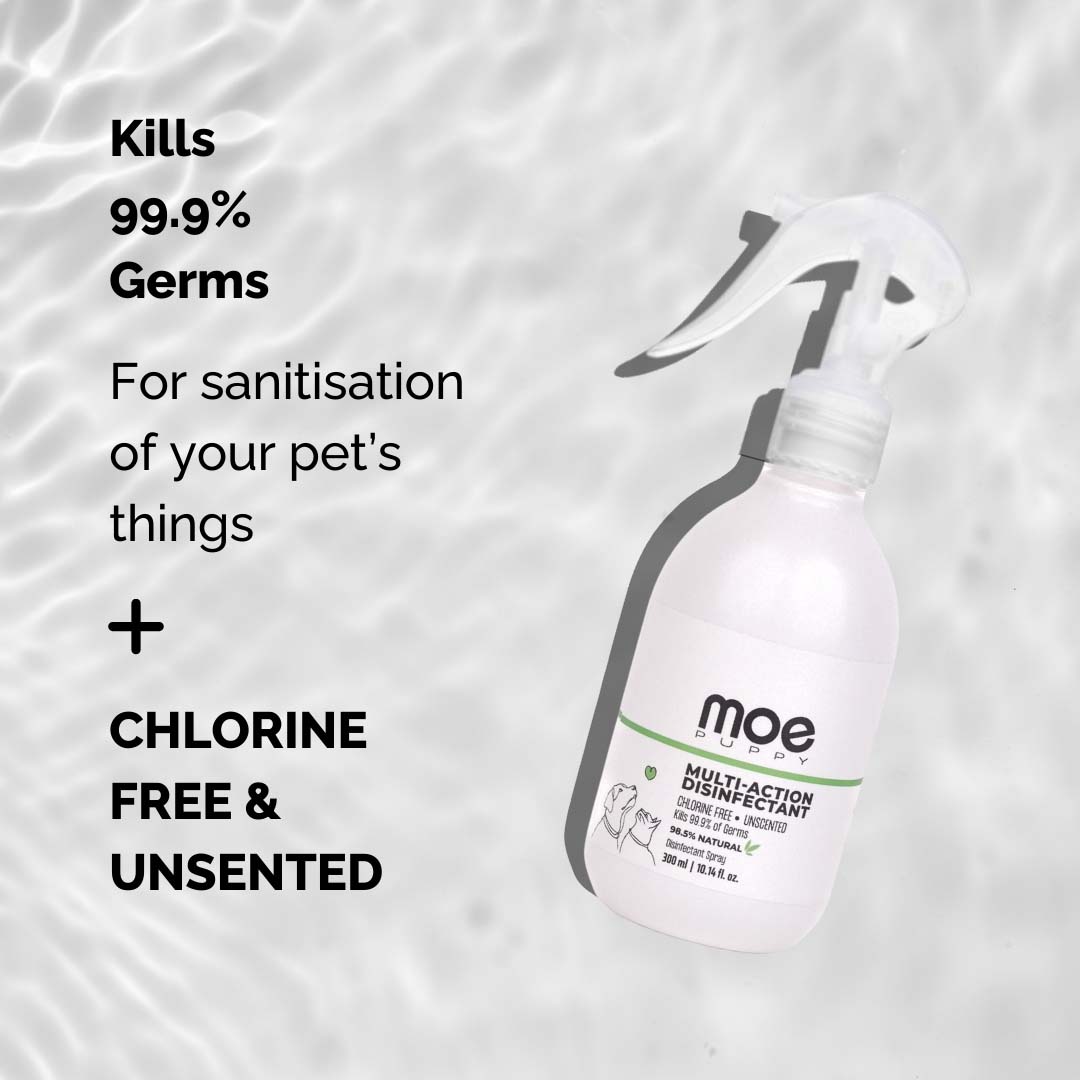 Moe Puppy Multi-Action Disinfectant - Pet Safe Disinfectant Spray