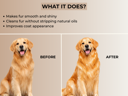 Moe Puppy Oatmeal Glow Shampoo – Shine Boosting with Oatmeal and Honey