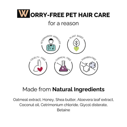 Moe Puppy Oatmeal Glow Shampoo – Shine Boosting with Oatmeal and Honey