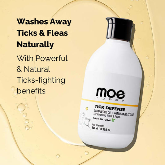 Moe Puppy Tick Defense - Tick Free Shampoo for Dogs and Cats