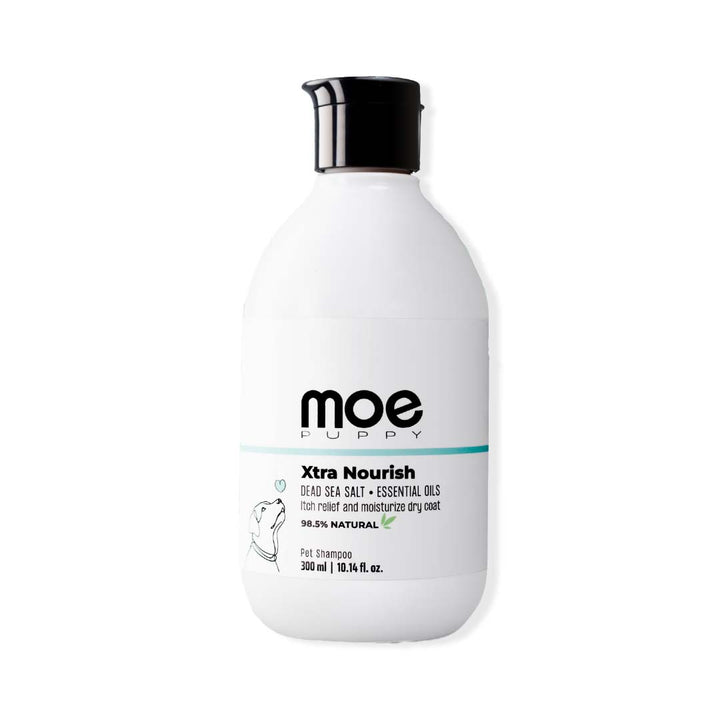 Moe Puppy Xtra Nourish Medicated Shampoo - For Dogs & Cats