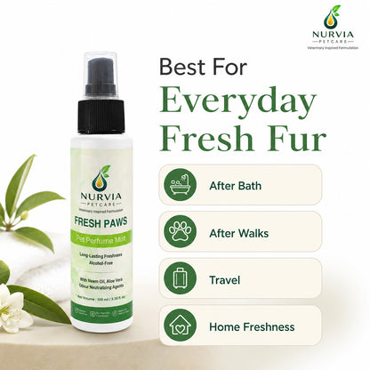NURVIA Alcohol-Free Dog Perfume Mist by Nurvia Petcare | 100ml
