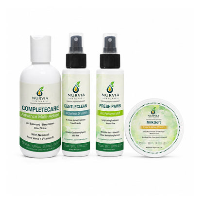 NURVIA Daily Dog Grooming Kit by Nurvia Petcare | 4-in-1