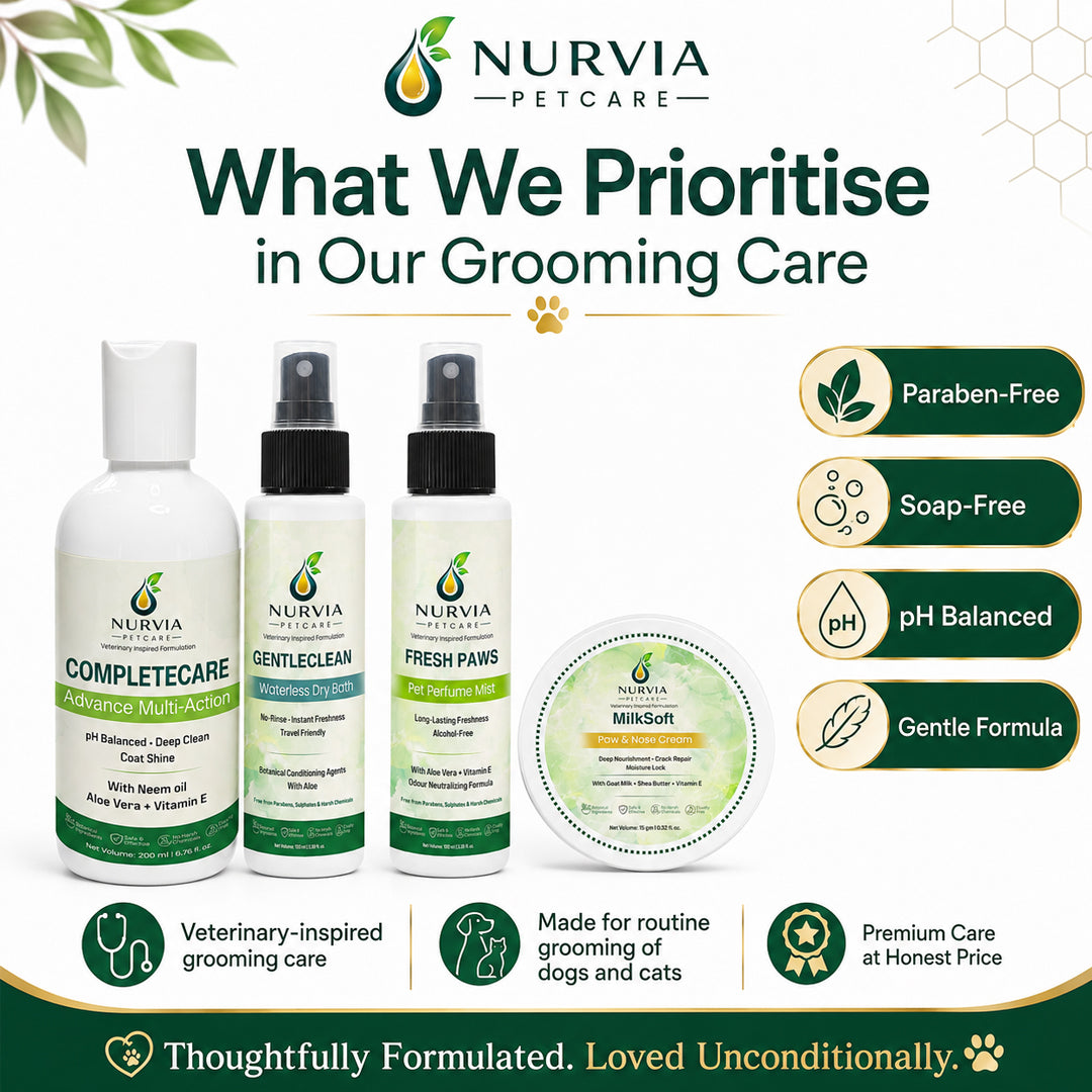 NURVIA Daily Dog Grooming Kit by Nurvia Petcare | 4-in-1