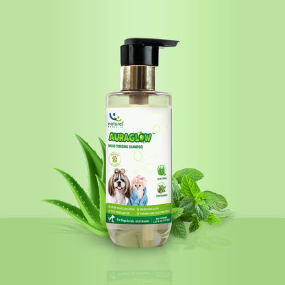 Pet natural remedies AURAGLOW MOISTURIZING SHAMPOO 175ml