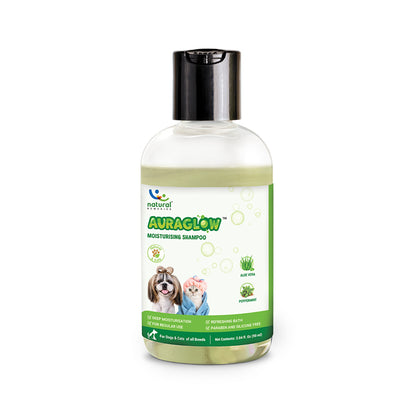 Pet natural remedies AURAGLOW MOISTURIZING SHAMPOO 90 ml