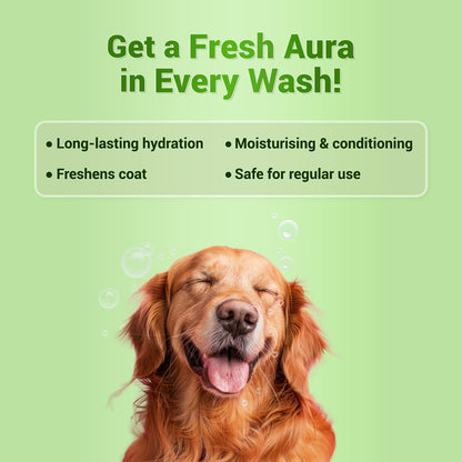 Pet natural remedies AURAGLOW MOISTURIZING SHAMPOO 90 ml