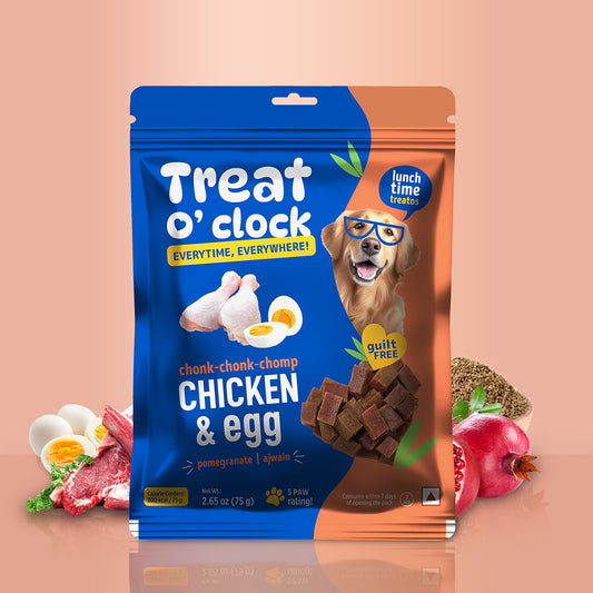 Pet natural remedies Treat o clock(chicken and egg)