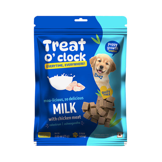 Pet natural remedies Treat o clock (milk)