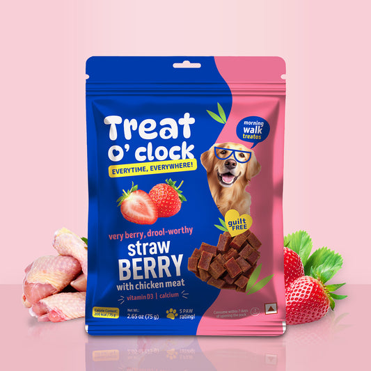 Pet natural remedies Treat o clock (strawberry)