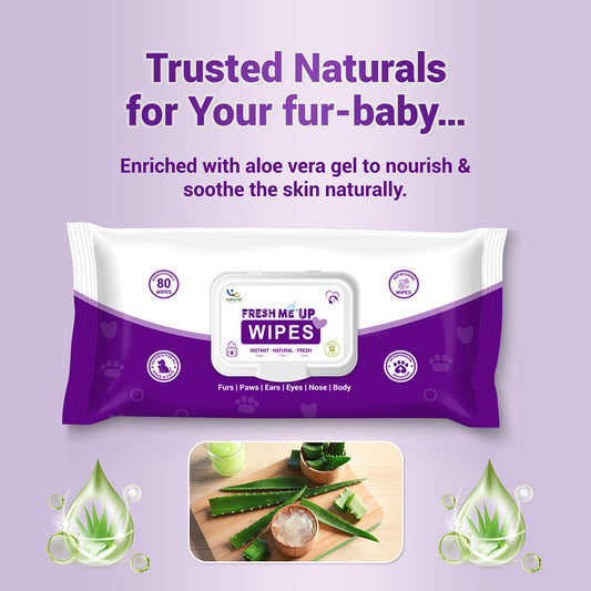 Pet natural remedies FRESH ME UP WIPES