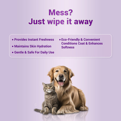 Pet natural remedies FRESH ME UP WIPES