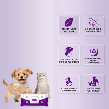 Pet natural remedies FRESH ME UP WIPES