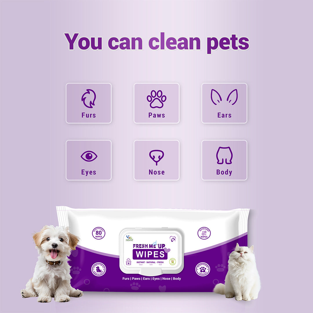 Pet natural remedies FRESH ME UP WIPES