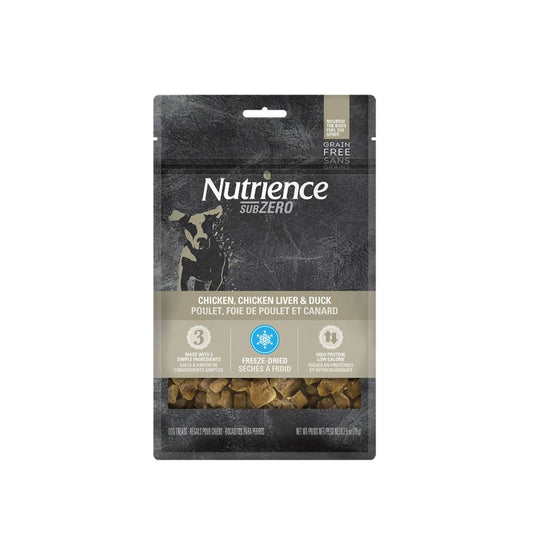 Nutrience Dog Freeze dried Chicken Breast, Chicken liver, Duck Treat- 70g