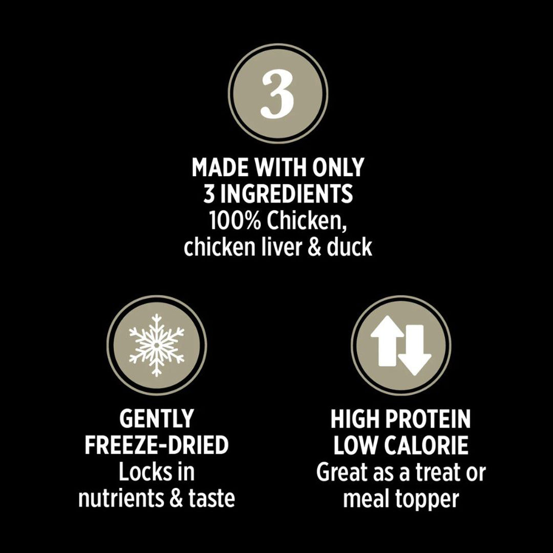 Nutrience Dog Freeze dried Chicken Breast, Chicken liver, Duck Treat- 70g