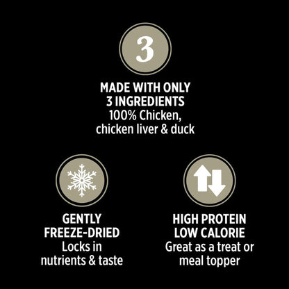 Nutrience Dog Freeze dried Chicken Breast, Chicken liver, Duck Treat- 70g