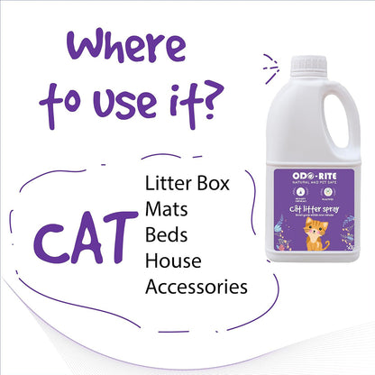 ODO-RITE Cat Litter Spary | 1000ml