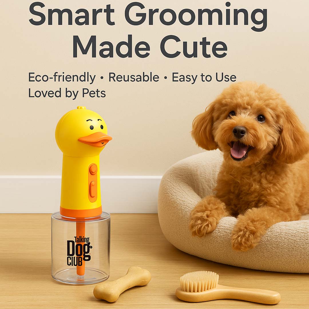 Talking Dog Club  Oh Duck Shampoo Dispenser Spray + Free Bath brush