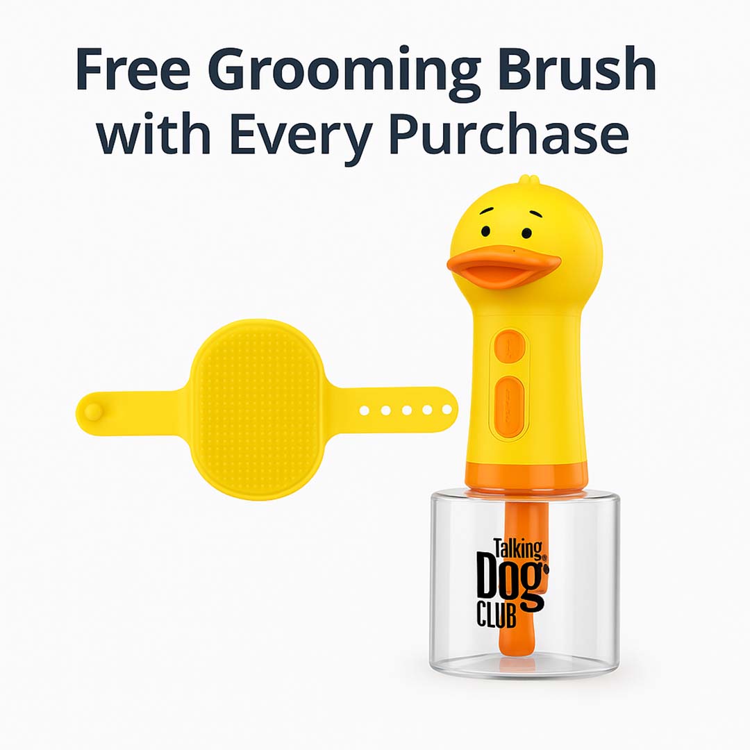 Talking Dog Club  Oh Duck Shampoo Dispenser Spray + Free Bath brush