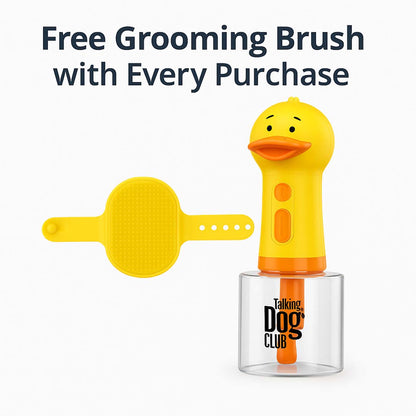 Talking Dog Club  Oh Duck Shampoo Dispenser Spray + Free Bath brush